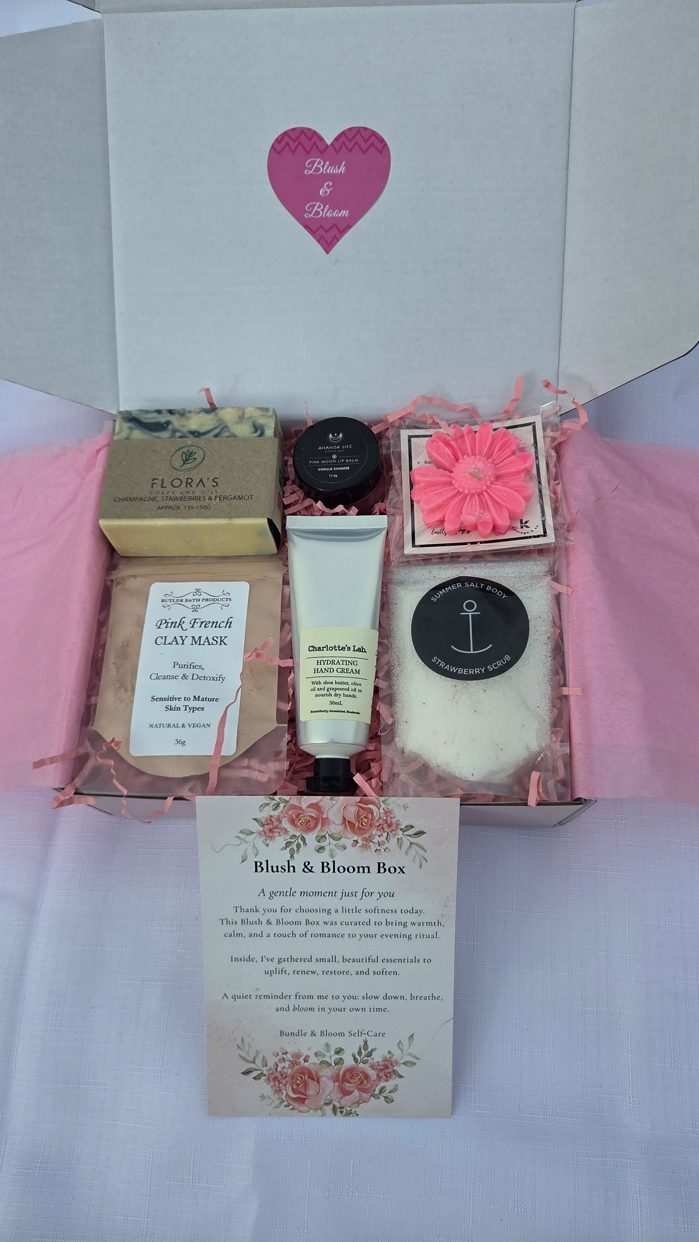 Deluxe Blush & Bloom Wellness Ritual Set