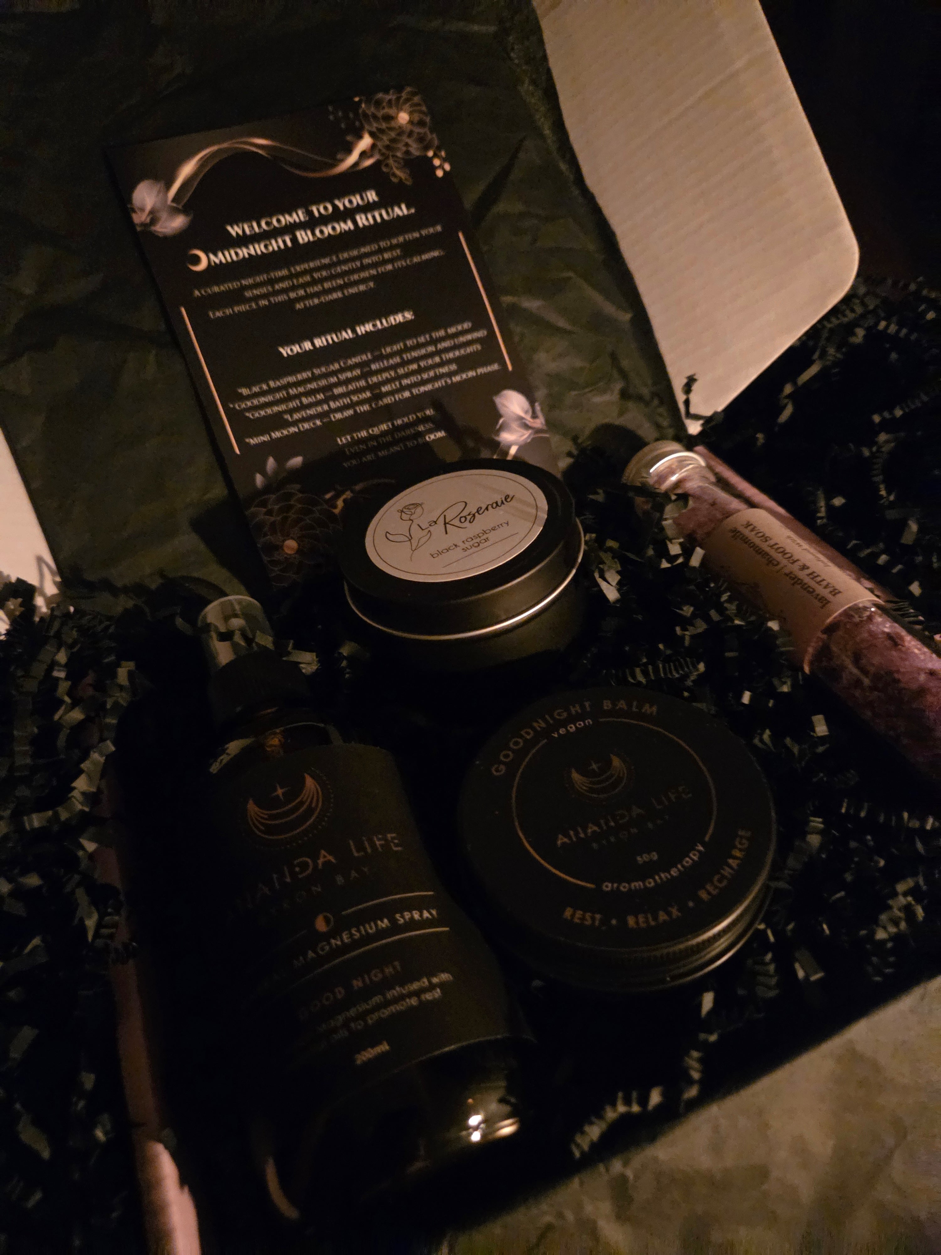 🌙Midnight Bloom Box Self‑Care Ritual