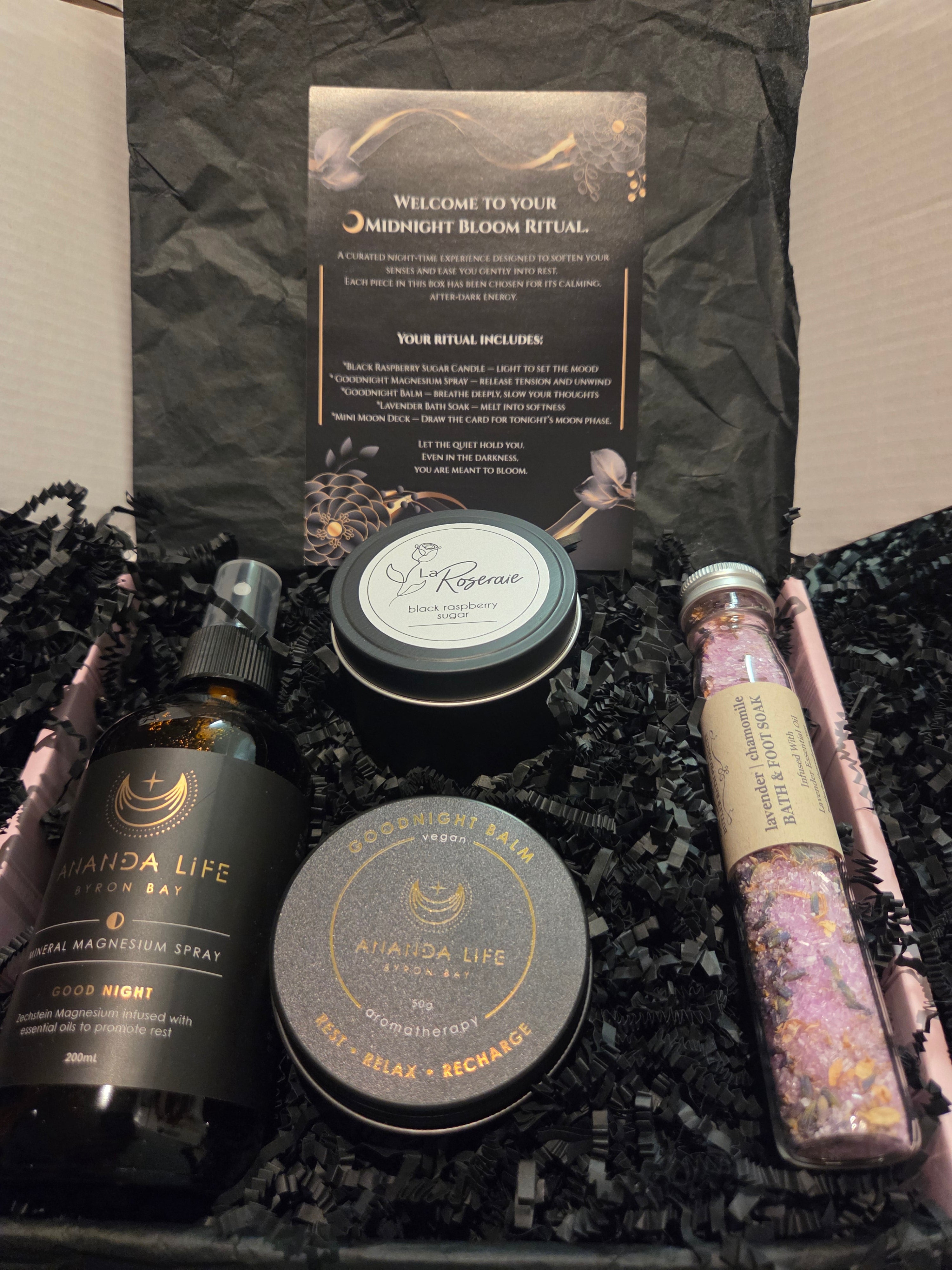 🌙Midnight Bloom Box Self‑Care Ritual