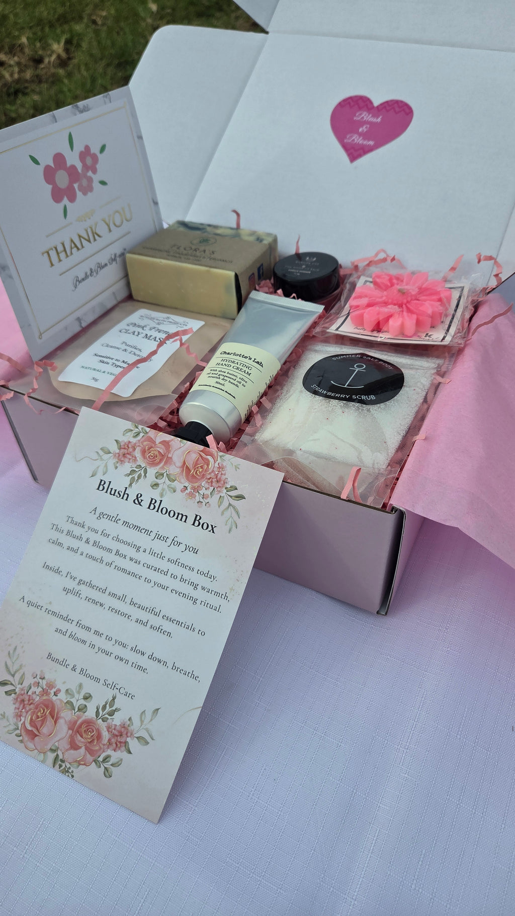 Deluxe Blush & Bloom Wellness Ritual Set